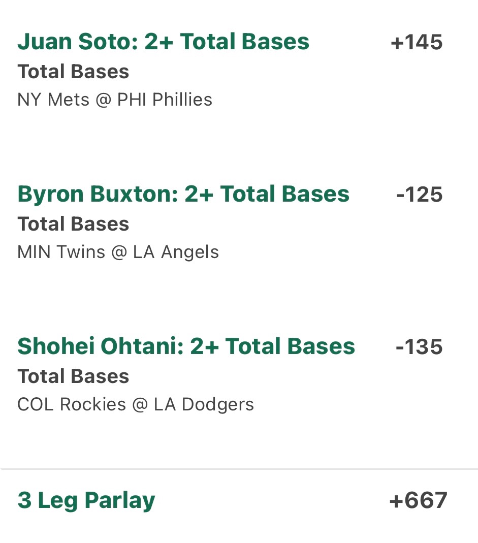 TB Parlay using the <a href="/UDLRsports/">Up Down Left Right</a> TB Model +667 📊

Drop me a like if tailing ❤️