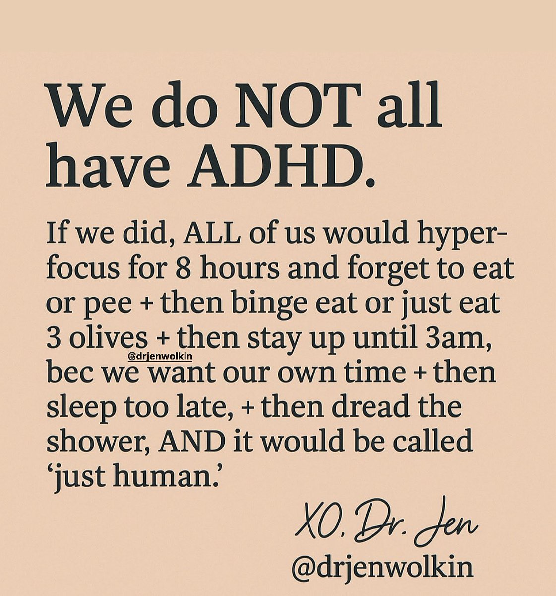 Dr. Jen Wolkin | ADHD + Trauma Therapist (@drjenwolkin) on Twitter photo 