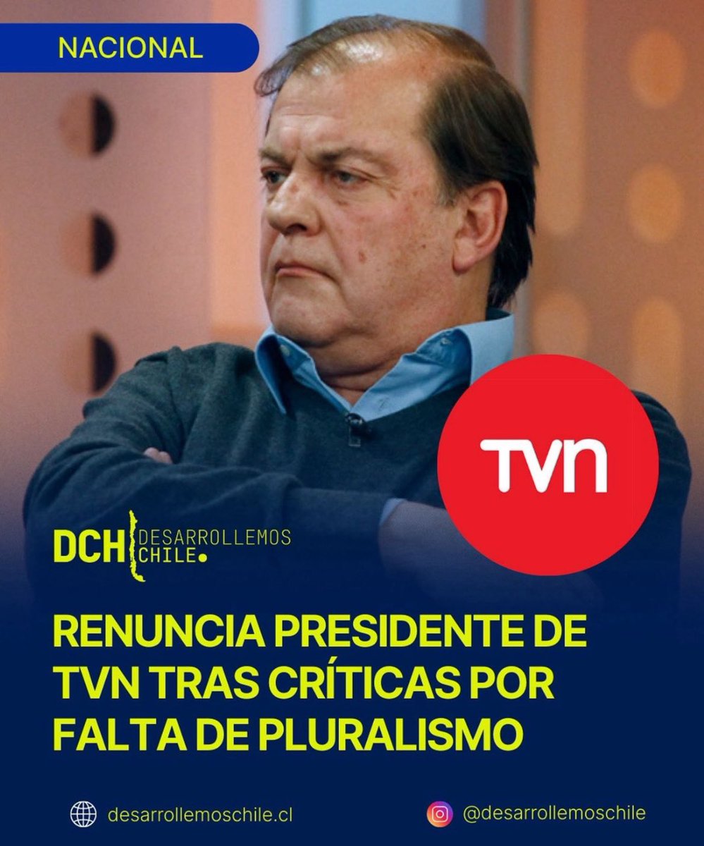 Qué buena noticia, llevo TVN a niveles de deuda nunca antes visto. Muy mala gestión.