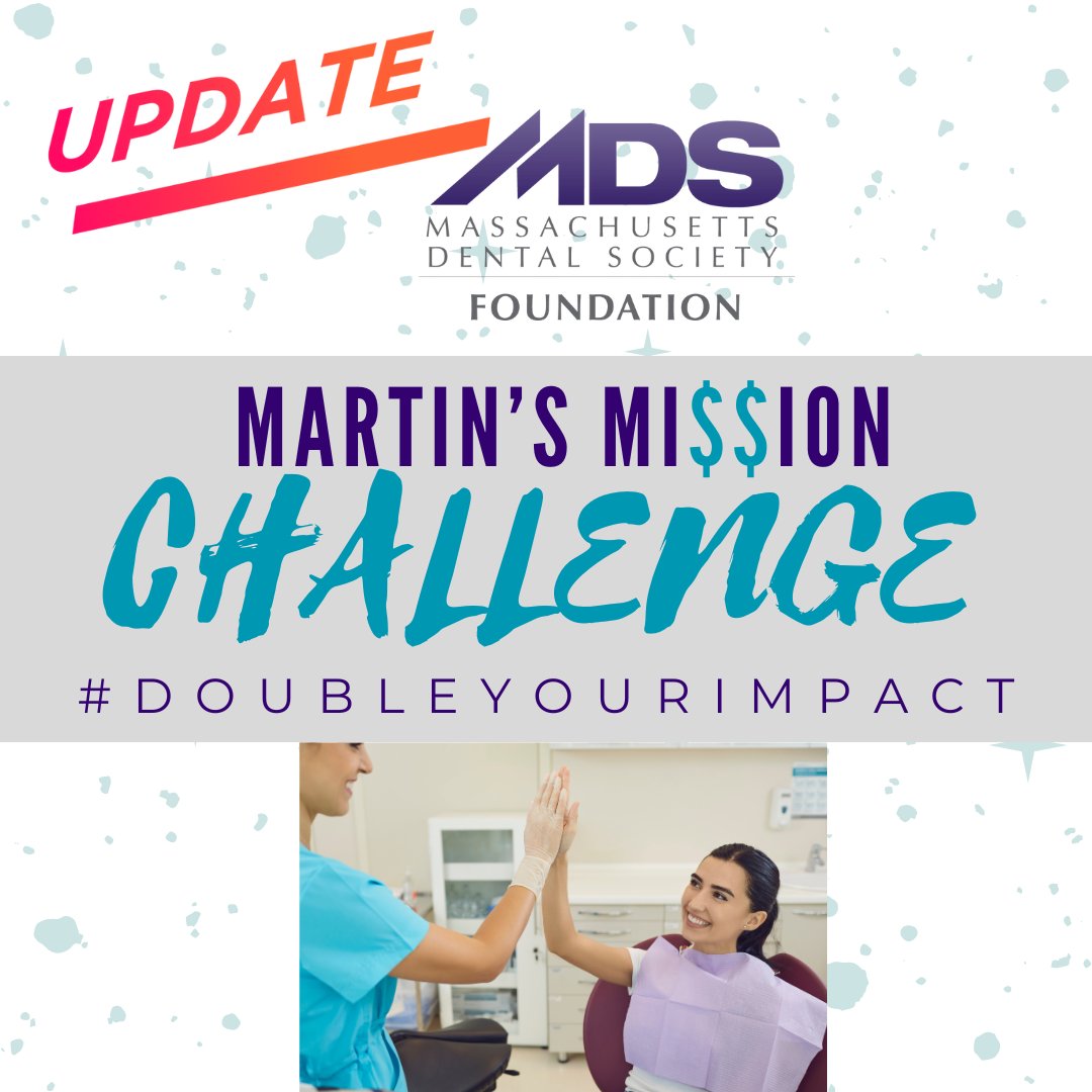 MassDental's tweet image. 💲💲The Martin's Mission Challenge, which raised funds for the MDS Foundation's Mission of Mercy and other Foundation initiatives, has come to a close. We're excited to share that we raised over $80,000. If you still wish to donate, visit ow.ly/PCMJ50WTtpJ and give today!