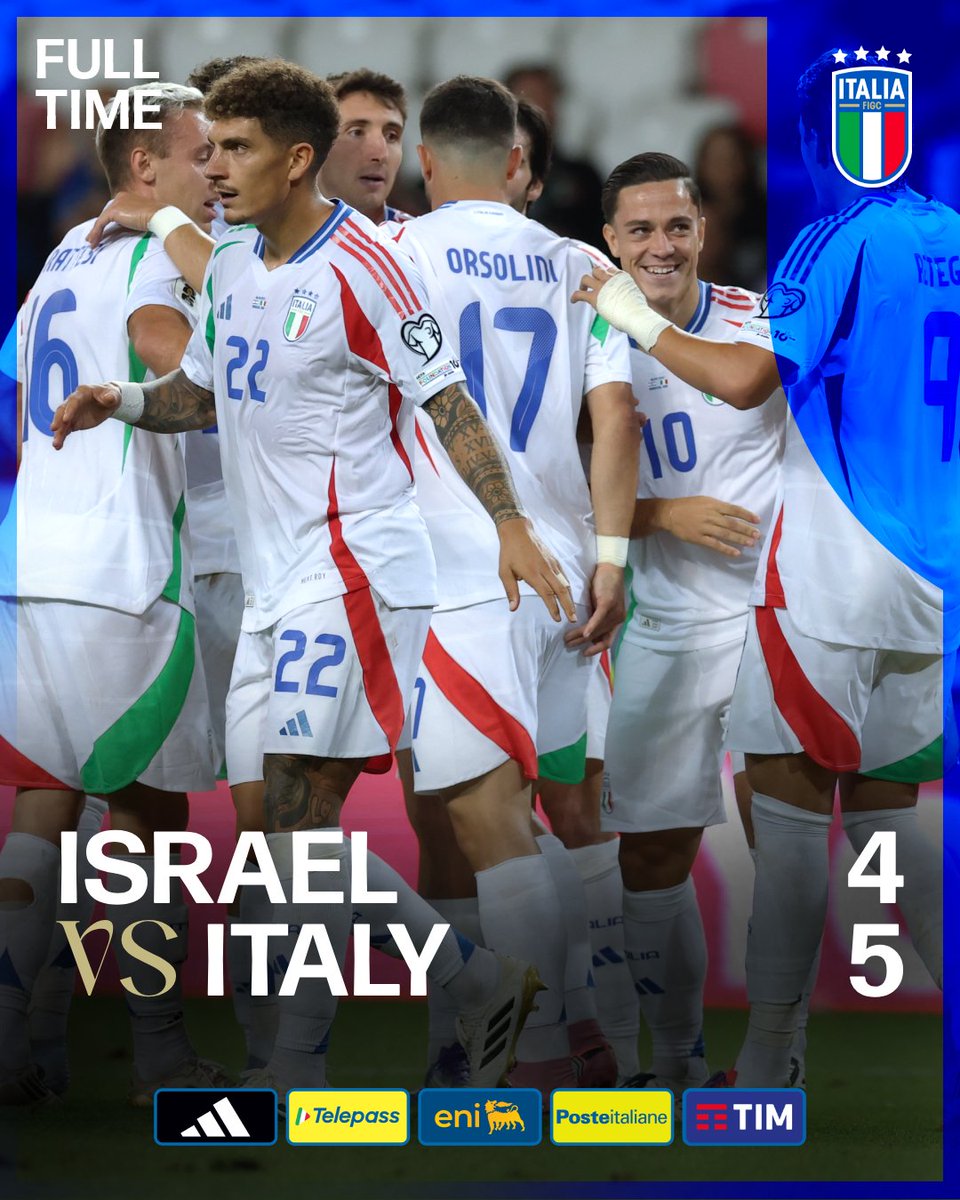 A vital three points earned ✅🔥

#ISRITA #Azzurri #VivoAzzurro