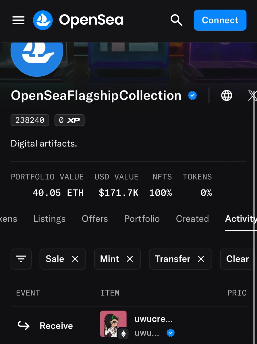 Omg <a href="/opensea/">OpenSea</a> I see <a href="/uwucrewnft/">uwucrew</a> . OG NFTs lfg <a href="/bykusari/">Kusari</a>