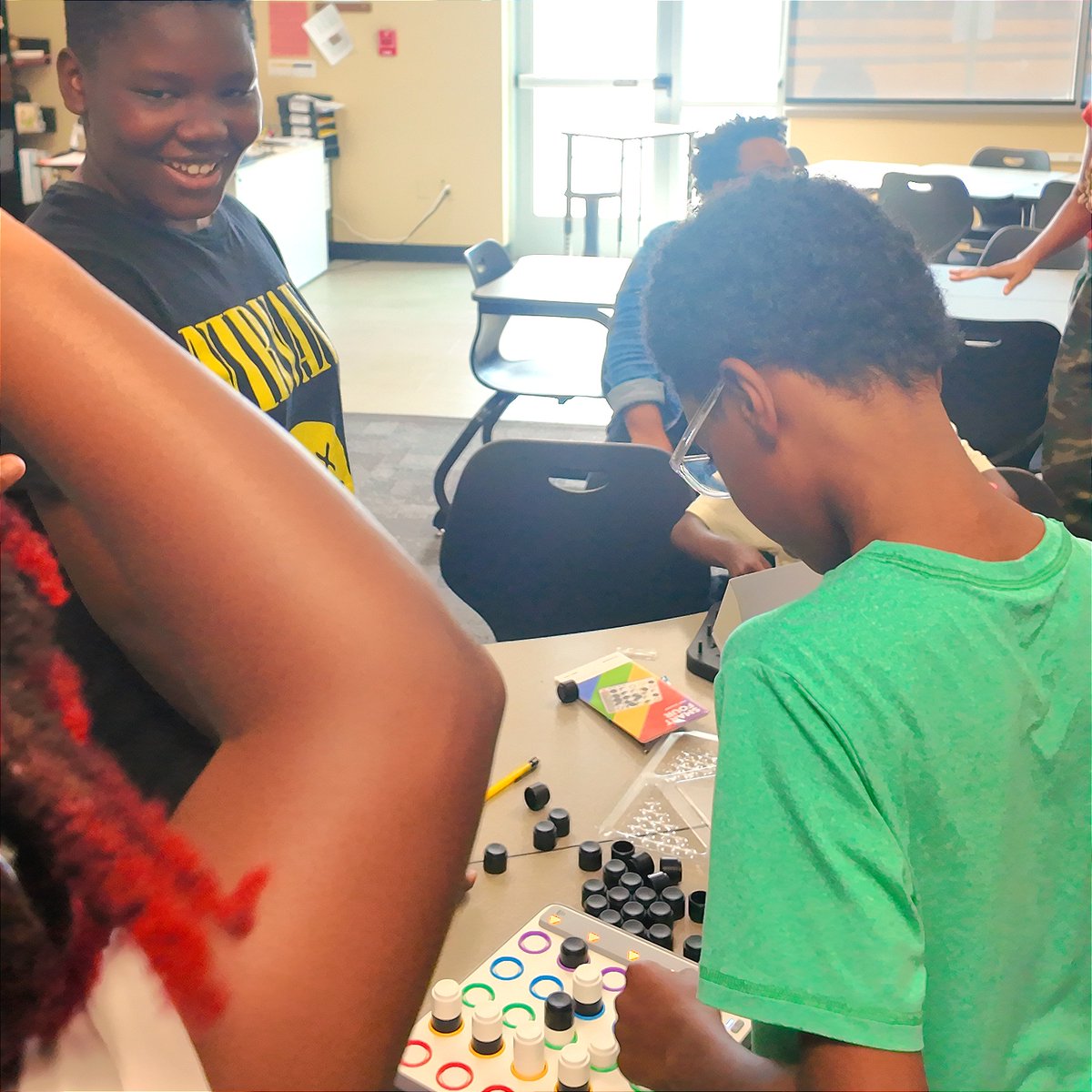 ExponentiaPrime's tweet image. From our latest Math Circle: kids tackling puzzles, building confidence, and realizing math is THEIR story.
💬 Parents/educators—what’s one moment you’ve seen a child light up while learning? Reply and share!

#ExponentiaPrime #JoyfulMath