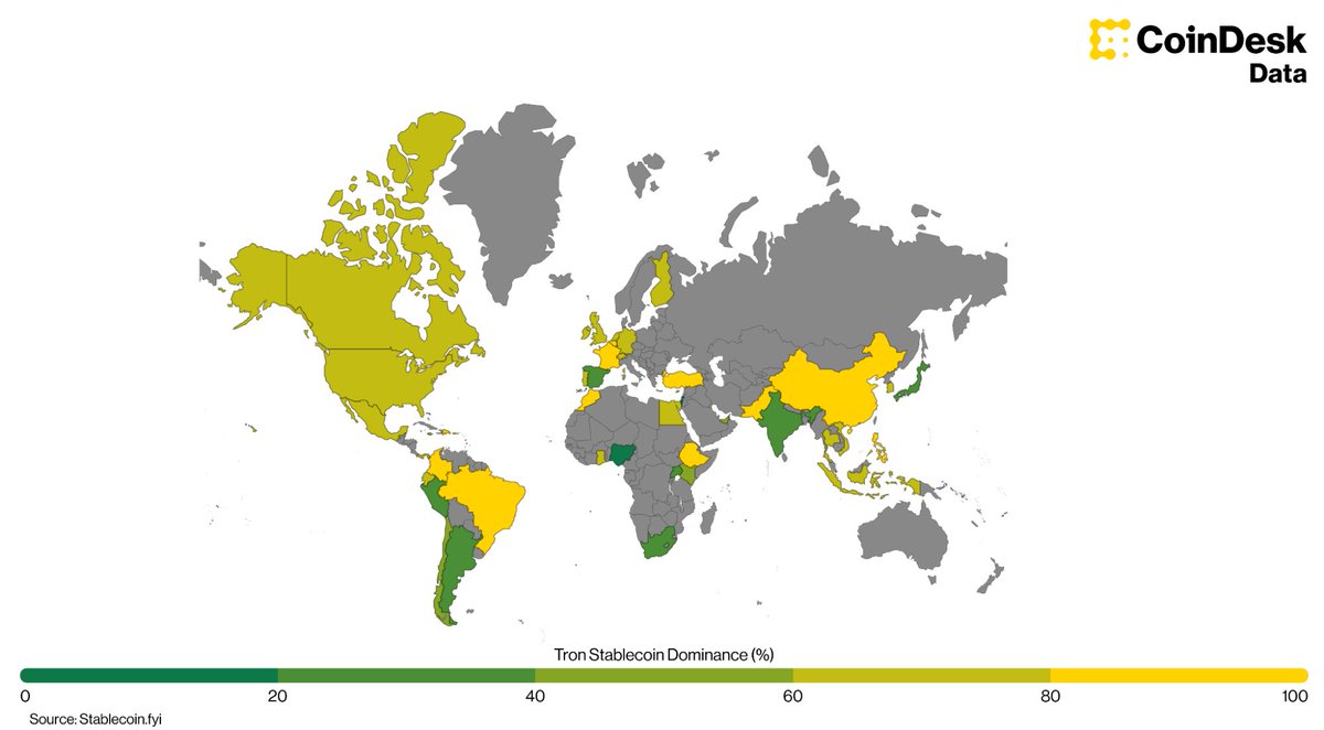Cryptaoy's tweet image. خلي في بالك 👍🏽

🌍 #TRON تتصدر عالم التحويلات!  

📊 في دراسة شملت 50 دولة، تصدرت ترون كأكثر بلوكشين استخداماً لتحويلات العملات المستقرة في 35 دولة، تمتد عبر آسيا وأفريقيا وأمريكا اللاتينية 💪💱  

🔗 اقرأ المزيد: coindesk.com/research/tron-…

#TRONGlobalFriends