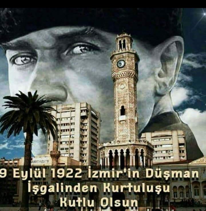 Bugün 9 Eylül… İzmir’in dağlarında çiçeklerin yeniden açtığı, umutların filizlendiği gün.

“Bütün cihan işitsin ki efendiler; artık İzmir, hiçbir kirli ayağın basamayacağı kutsal bir topraktır.”
-Gazi Mustafa Kemal Atatürk
 
#9EylülİzmirinKurtulusu 🇹🇷
#MustafaKemalAtatürk 💙
