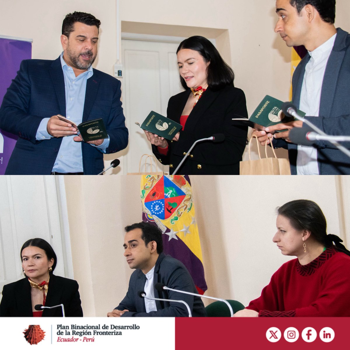 🌍🤝 Plan Binacional Capítulo Ecuador impulsa el emprendimiento juvenil en la frontera.
En Loja se realizó una visita técnica con el SENA Colombia y el Prefecto de Loja, para conocer más sobre el proyecto y fortalecer oportunidades rurales.

#PlanBinacionalEcuador #Emprendimiento