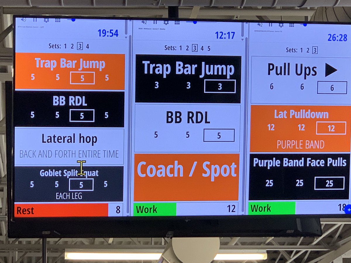 Busy weight room this afternoon!!!! <a href="/haltom_hoops/">Haltom MBB</a>, volleyball, and <a href="/LadyBuff_Soccer/">Haltom Lady Buffs Soccer</a> all working together!!! <a href="/rackcoach/">RackCoach</a> makes it happen!!!