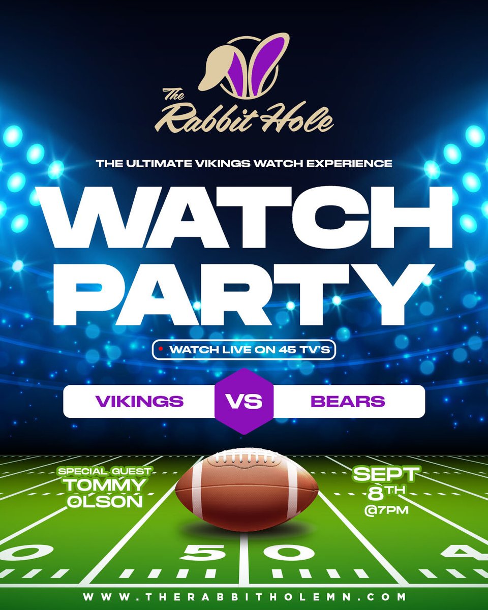 🏈 Game Day! 
45+ TVs. $12 pitchers. Epic sampler platter.
Halftime giveaway w/ coolers + swag.
🎙️ Tommy Olson on-site. @tommyo53

Your couch can’t compete. 💜