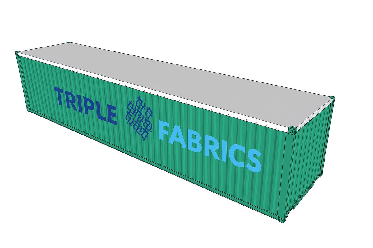 TripleFabrics's tweet photo. - afdekzeilen voor 40-voets containers. https://t.co/zGYuUSBbjF