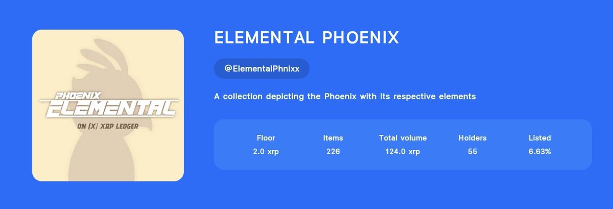 #ElementalPhnix Minted out!
Now we can do the secondary transactions and got the top collection!!

Thank you so much, guys!! 🔥🐦‍🔥
$PHNIX #ElementalPhnix