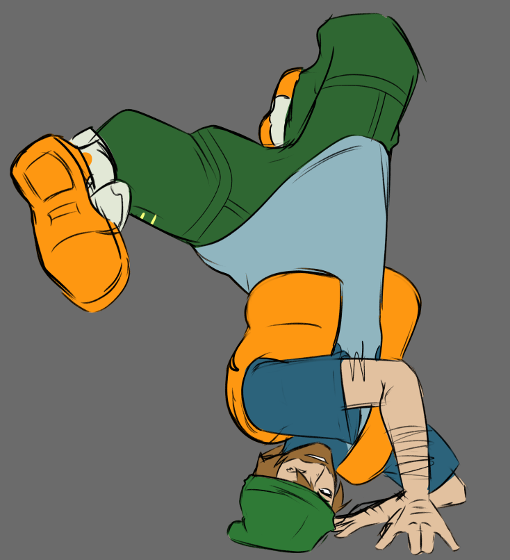 UUUH wip of Felix even tho i still don't know how to draw him????😭