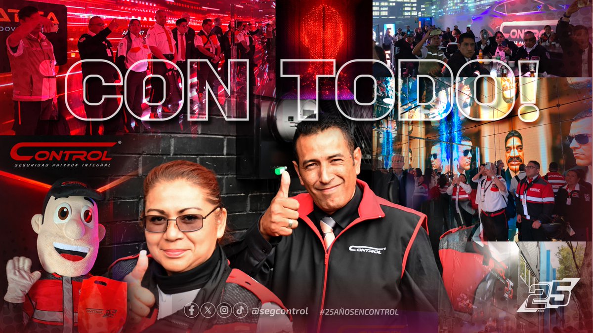segcontrol's tweet image. 💙✨ #ConTodo vivimos momentos inolvidables ✨💙

En nuestro evento de 25 años, los verdaderos protagonistas fueron nuestros guardias: su entrega, su energía y su orgullo de ser parte de la familia Control. 🛡️🎉

#ConTodoControl #25añosencontrol🎖 #SeguridadPrivada