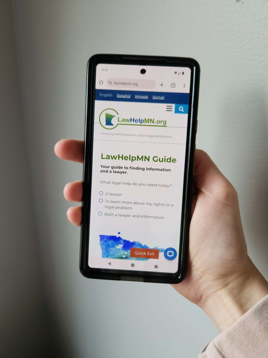 Wouldn't it be great to have a guide? We have one! The LawHelpMN Guide is your easy-to-use custom search tool. Get info about your rights, links, court forms and lawyer referrals. It's free and right in the palm of your hand (or on your laptop)! lawhelpmn.org/lawhelpmn-guide #LawHelpMN