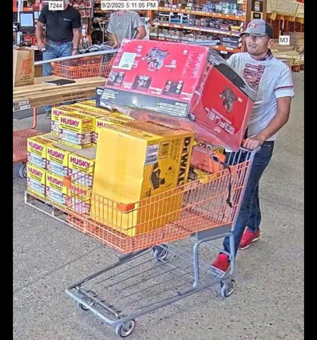TheDeportReport's tweet photo. 📍 Huntsville, Ontario

4 indians are wanted for robbing an estimated $8000 of merchandise from a Home Depot. https://t.co/7l5Py37jO2