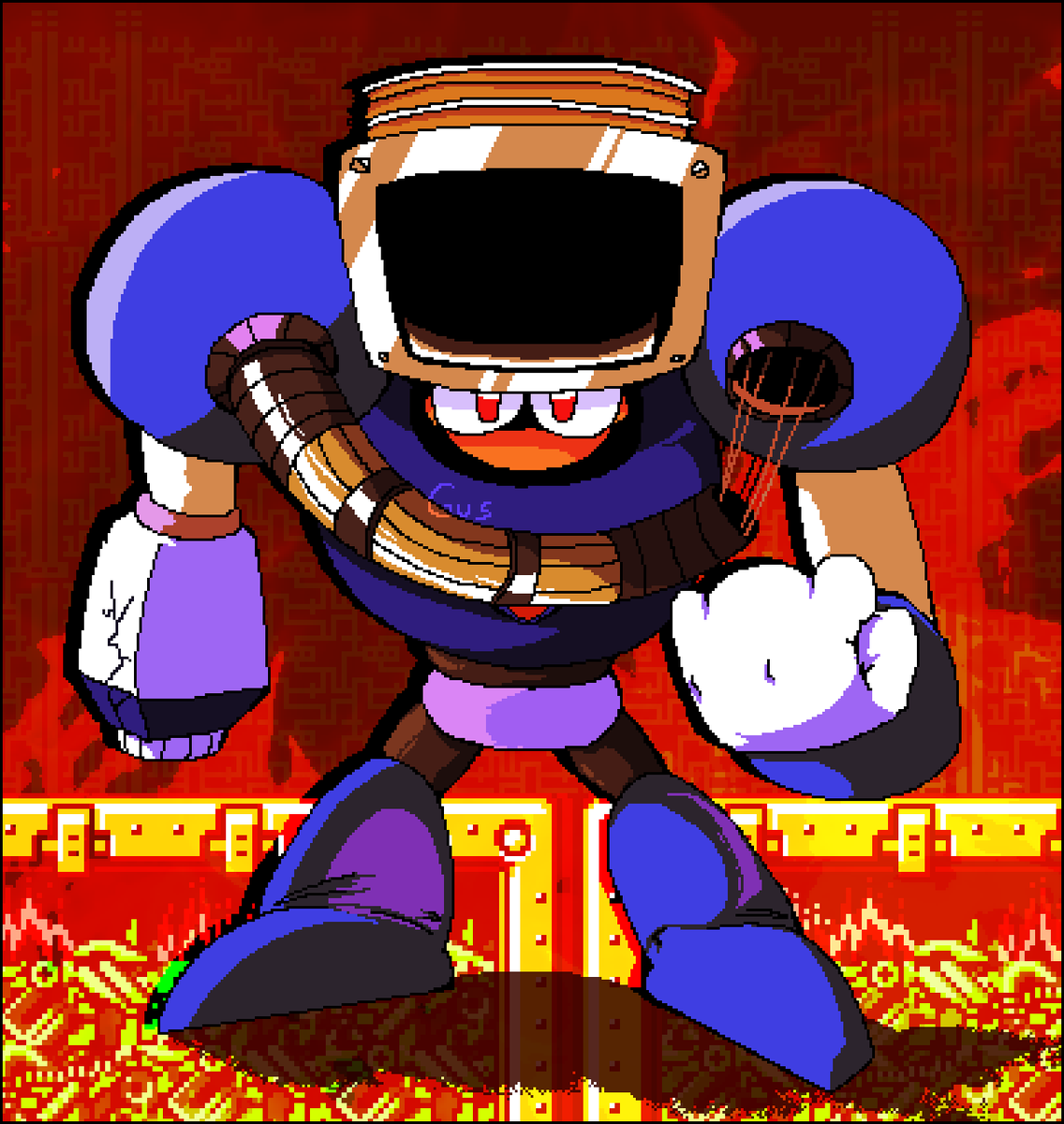 GusCoombes's tweet photo. 'The reaper might ignore you, but I'll be there with his scythe.' #megaman #dustman #hitsingle #fnf https://t.co/KqTFscqxPU
