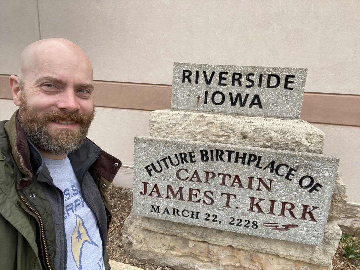 Happy #startrekday2025!

In honor of the franchise, here's a pic of me at the future birthplace of James T. Kirk, from my 2022 cross-country road trip. 

#LLAP #StarTrek