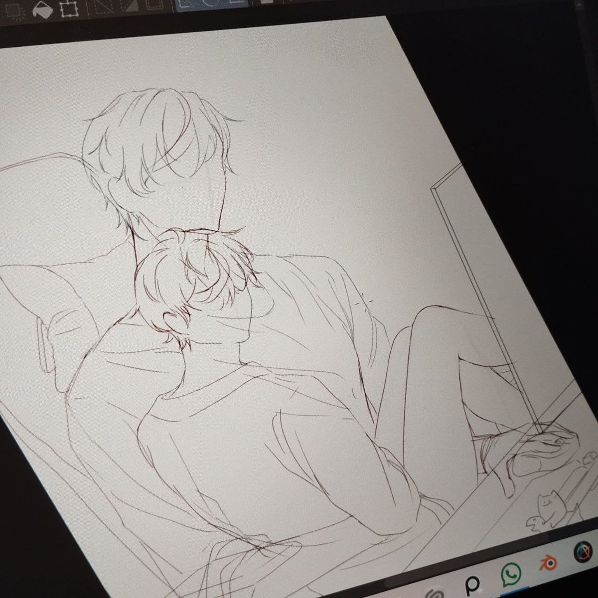 a gift for a mangaka... she's unlikely to notice me, but I'll draw it anyway
#gifts #manga #art #fanart #artidn #artistid #ukeseme #Romance