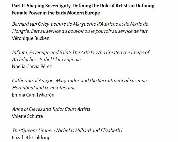 “Crafting a Legacy. Artists and Female Patronage in Early Modern Europe” edited by Prof. Noelia García Pérez will be published next month in <a href="/Brepols/">Brepols</a>! 

Check out the table of contents of this amazing collective work! 

brepols.net/products/IS-97…