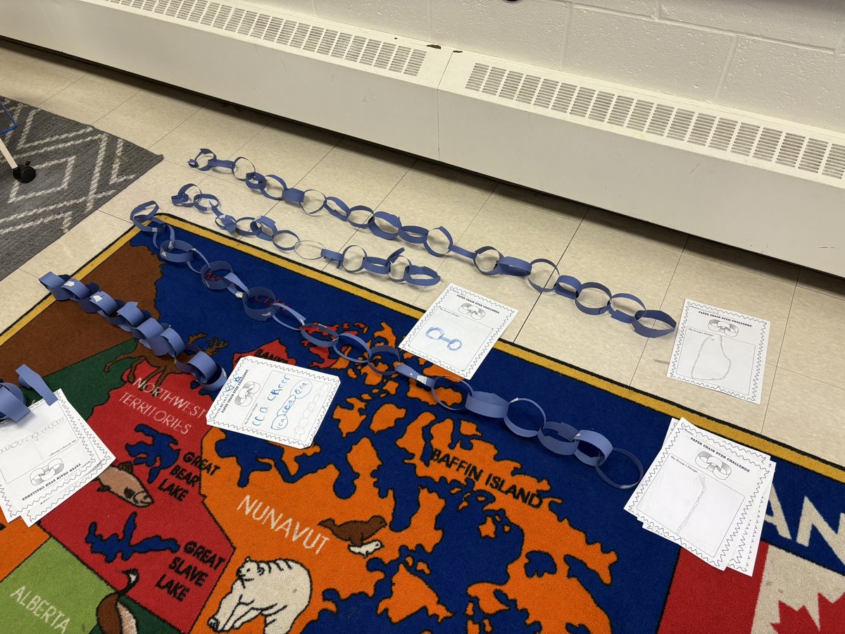 Our STEM challenge today in Grade 2 <a href="/StPeterDPCDSB/">St. Peter Catholic Elementary School K-8 DPCDSB</a> great job students who planned and shared responsibilities as students successfully completed their ring challenge today!
