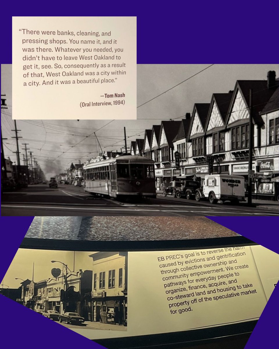Make plans to visit the Oakland Museum! OMCA's "Black Spaces: Reclaim &amp; Remain" traces the rise of West Oakland and East Bay communities and their subsequent displacement. 

Viewers familiar with our work know that we've been deeply engaged in the re-ignition of 7th Street for