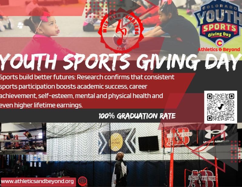 🌟 It’s #YouthSportsGivingDay! 📷

<a href="/aabwellness/">Athletics & Beyond Family Wellness Center</a> sports are the hook — but the impact is so much more: tutoring, mentoring, financial literacy &amp; college readiness. 📷📷 &amp; 

<a href="/Daniels_Fund/">Daniels Fund</a> <a href="/AspenInstSports/">Aspen Institute Sports & Society</a>
helping us create brighter futures.