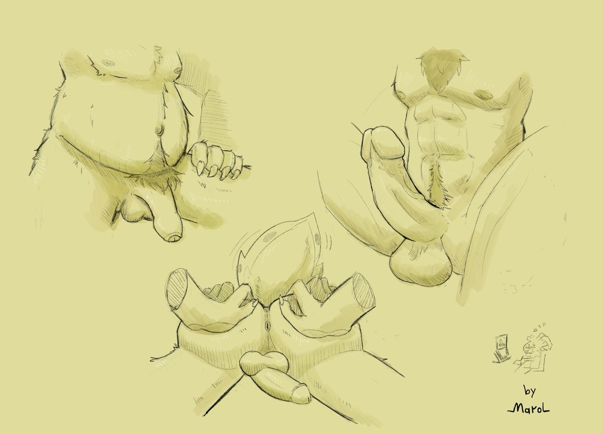 Doodles &amp; studies from today * u *