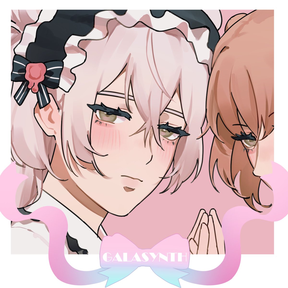 I participated in <a href="/galasynth/">Galasynth</a> again this year!
I wanted to draw Eleanor again, this time featuring a friend 🐰🐱