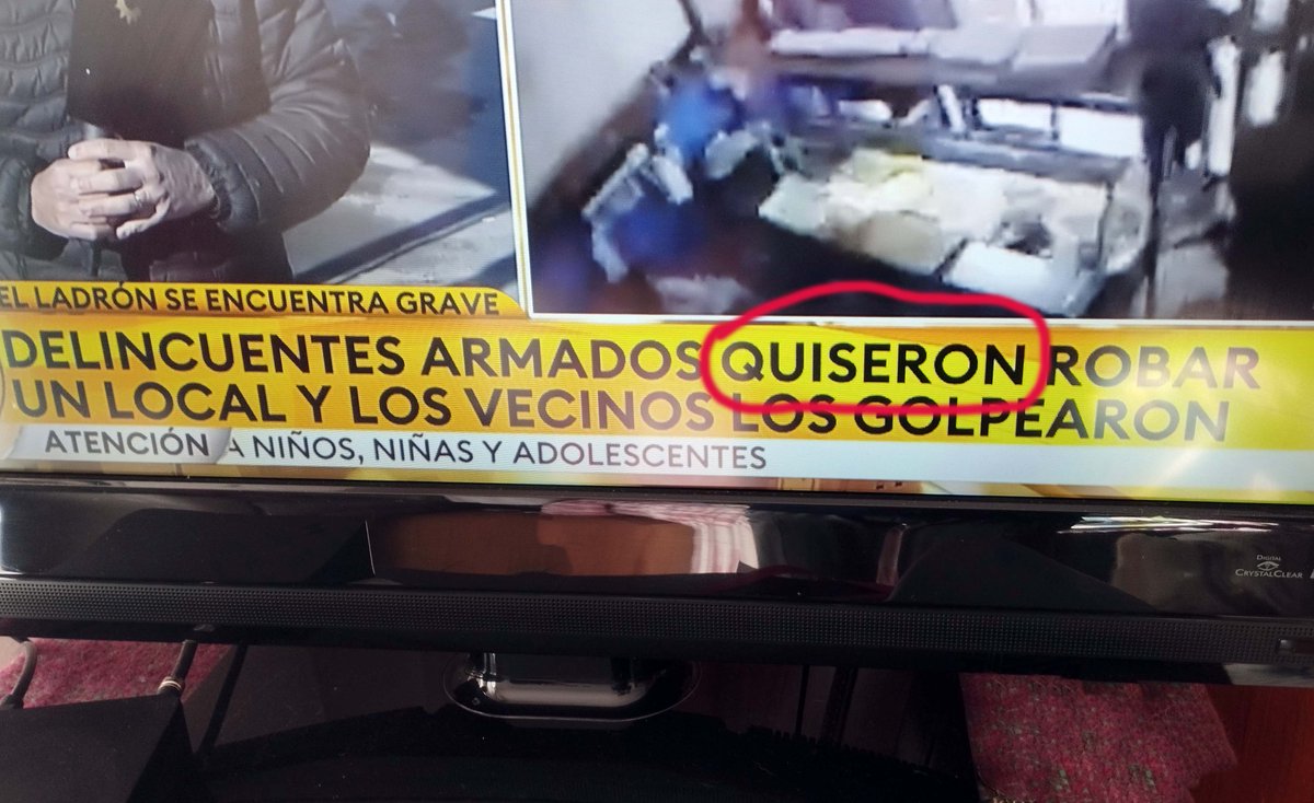 Si tuviera tiempo para registrar todos los errores que aparecen todos los días en los zócalos de la tv (y en todos los canales), tendría material para hacer una cuenta super divertida