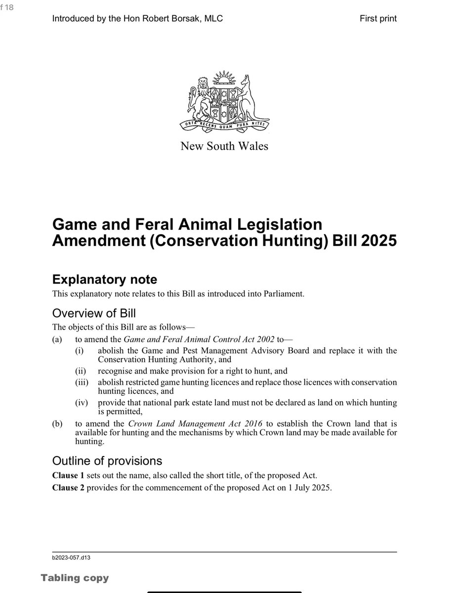 Chris Minns and Labor have now walked back their support for a “right to hunt”. 

But otherwise they still support the Shooters’ hunting bill - establishing a taxpayer-funded NRA-style lobby group - in a dodgy deal for support for unrelated government legislation.

#GunsForVotes
