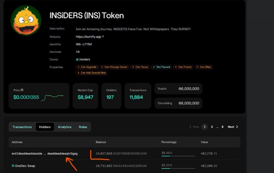 Burning until 10000 tokens will be sad... because INSIDERS love $INS. 

Please dont burn more! Money is good, but $INS is better!