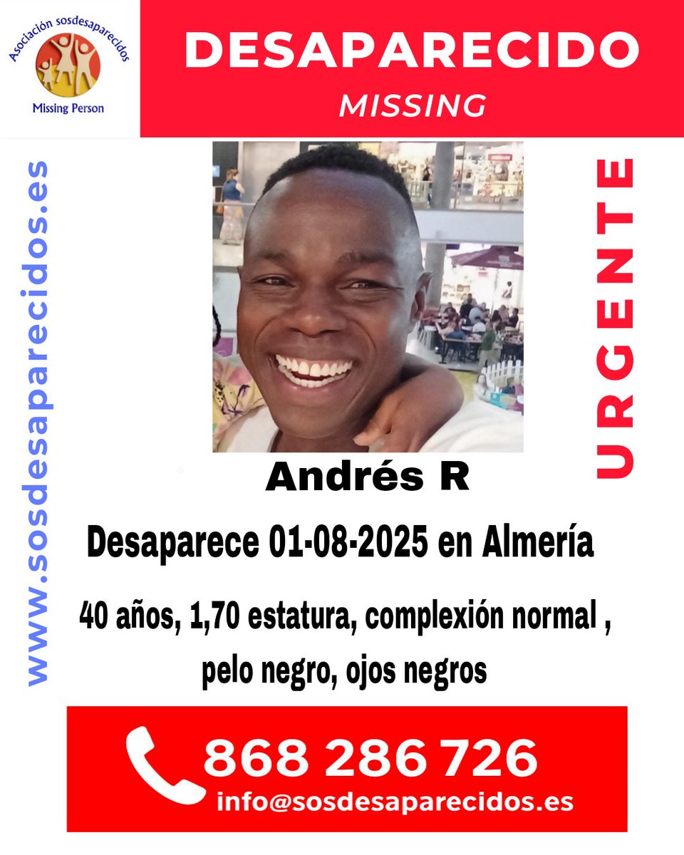 ALERTA DESAPARECIDOS (@sosdesaparecido) on Twitter photo 🆘 DESAPARECIDO
#sosdesaparecidos #Desaparecido #Missing #España #Almería
Fuente: sosdesaparecidos
Síguenos <a href="/sosdesaparecido/">ALERTA DESAPARECIDOS</a> 🆘 DESAPARECIDO
#sosdesaparecidos #Desaparecido #Missing #España #Almería
Fuente: sosdesaparecidos
Síguenos <a href="/sosdesaparecido/">ALERTA DESAPARECIDOS</a>