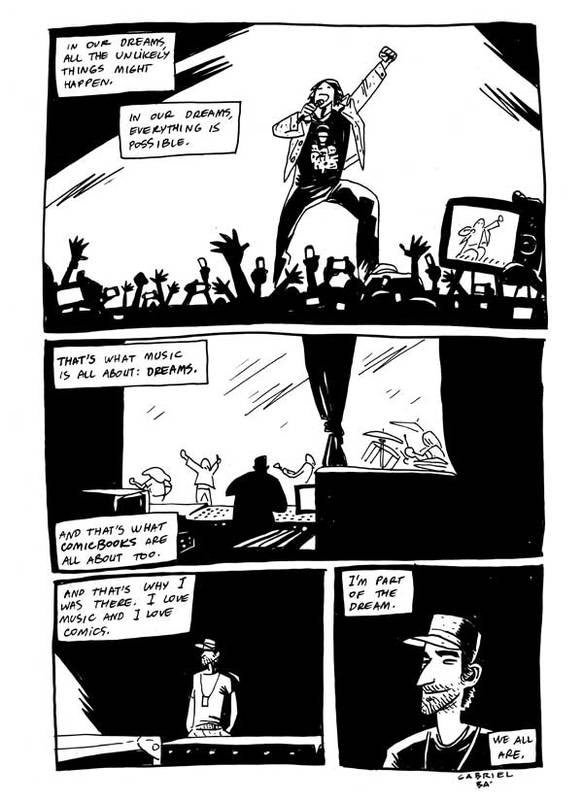 found this sweet mcr comic by gabriel bá from 2008 🥹 so cool!!!