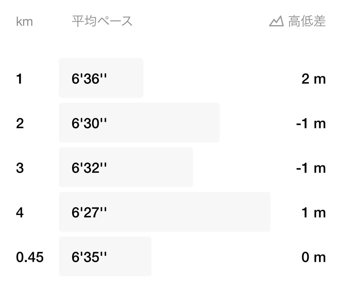 ランニング久々すぎてキロ6分半でも属纊に就きそうです😇