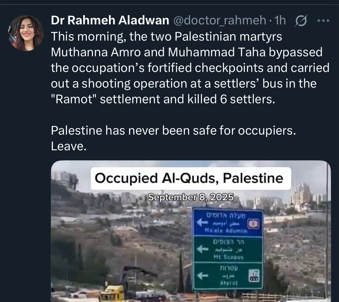 Jonathan_Elk's tweet image. Nothing to see here, just a doctor living in the UK supporting terrorism.
Do you think she’ll be against terror attacks in the UK?