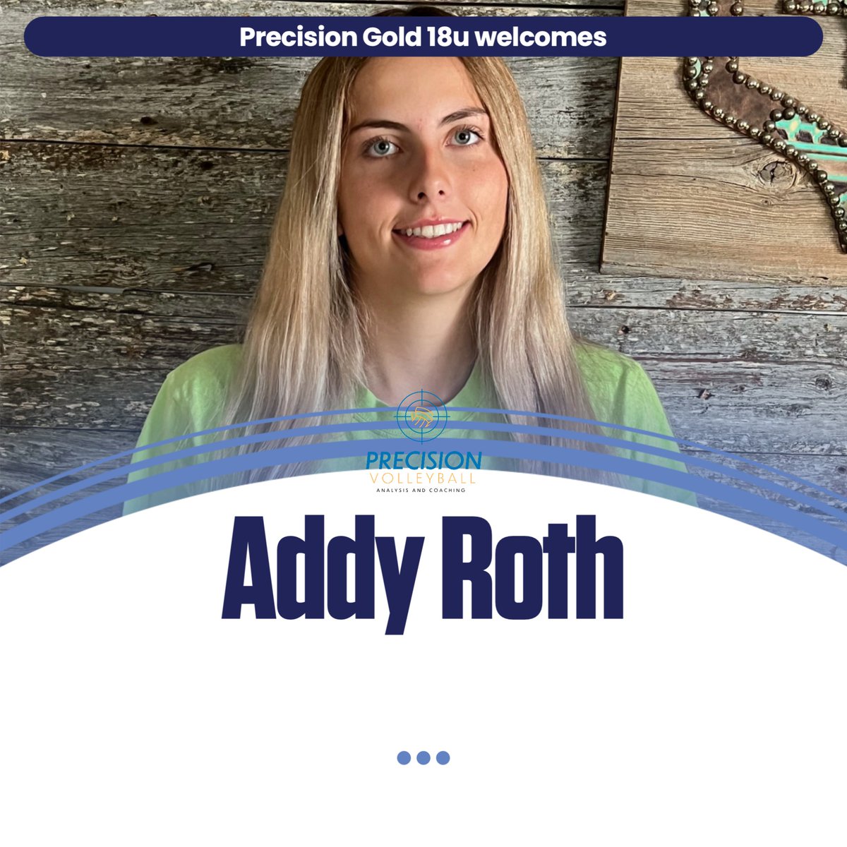 We are excited to welcome Addy to our roster
