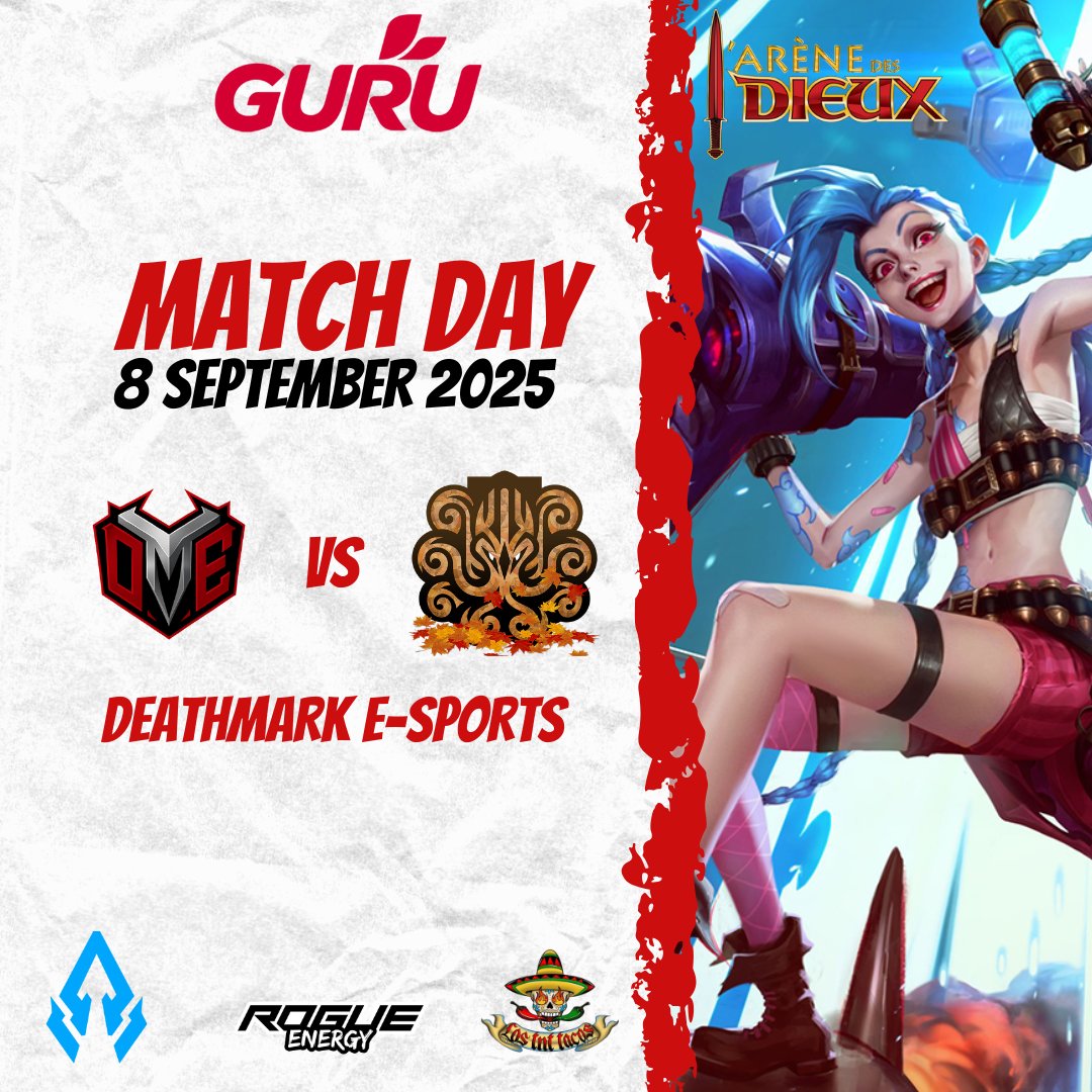 🔥MATCH DAY🔥 
🎮 MATCH DAY 🎮

🔥 DeathMark E-Sports vs Syn Eternal
🕗 Tonight 8PM (EST)
📺 Live on the official ACL Twitch: twitch.tv/aegisesportsgg
Come support the team and catch all the action! 💥