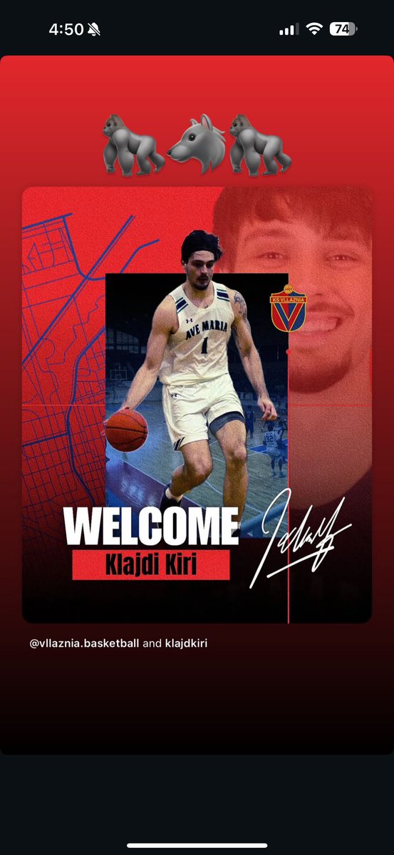 GCSharkInsider's tweet image. A HUGE CONGRATS to our @GCHS_BoysHoops brother @KiriKlajd on signing a professional basketball contract in his home country!

This young man went from being a backup on the freshmen team to becoming a professional basketball player. So proud of you Klajd! Go hoop on ‘em!

🦈🇦🇱🏀