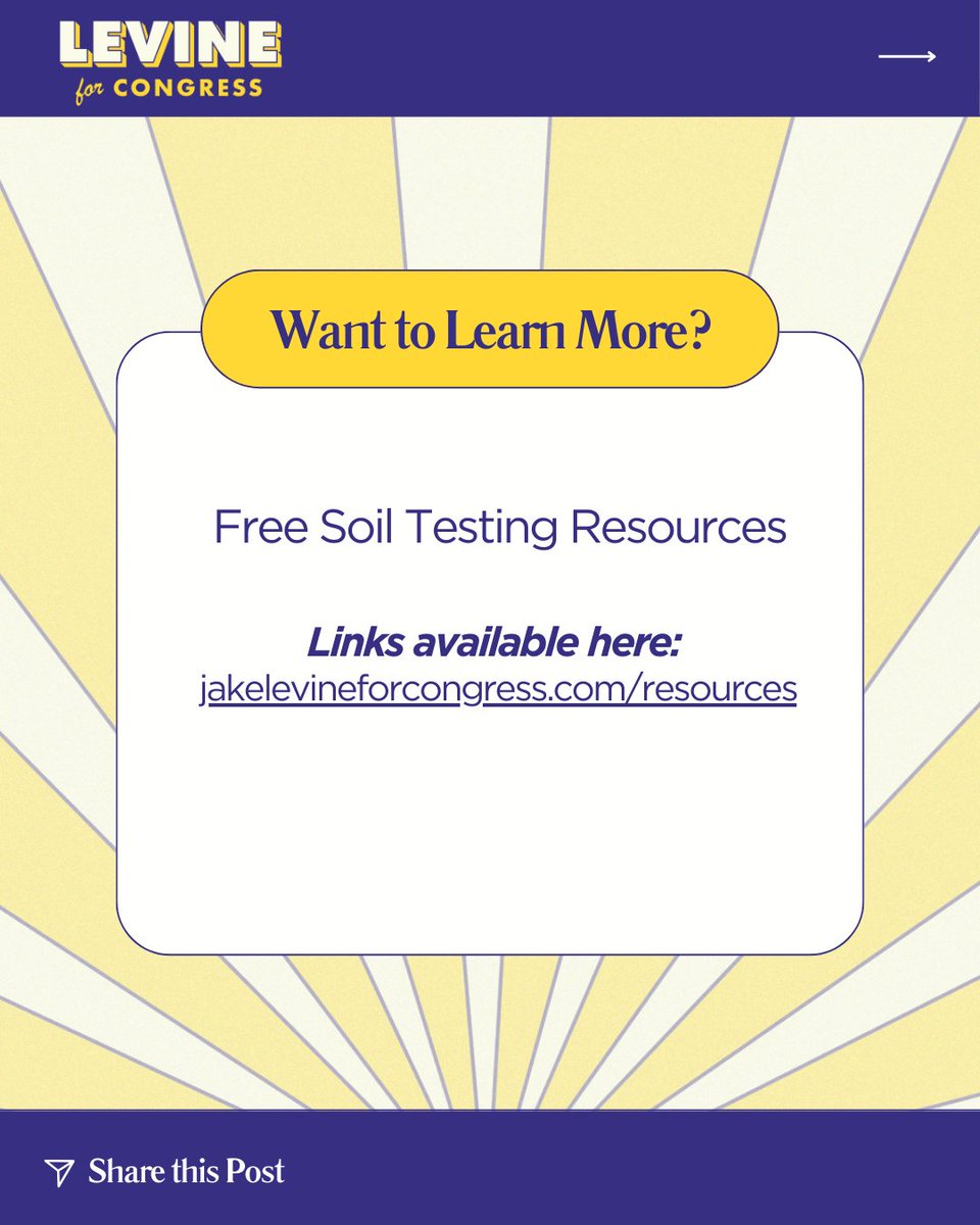 After the LA fires, politicians in Washington didn't provide soil testing—leaving families wondering if their soil was safe. I stood with our community to push CA to release soil guidance so survivors can rebuild safely. 

Read it here 👉 jakelevineforcongress.com/resources