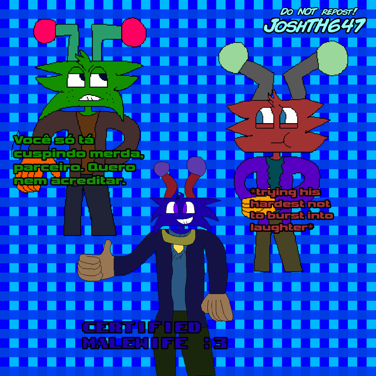 UnspiritedSoul's tweet photo. Two goobers + malewife god = peak art????? Idk atp lmfao,,,
#OC #ocart #ocartist #MichaelHitchers #FernandHitchers #Garathus #myart #myartwork #Doodles #ocartwork #originalcharacter #DigitalArtist #myOC #JoshsArt https://t.co/LtADE0eIKu
