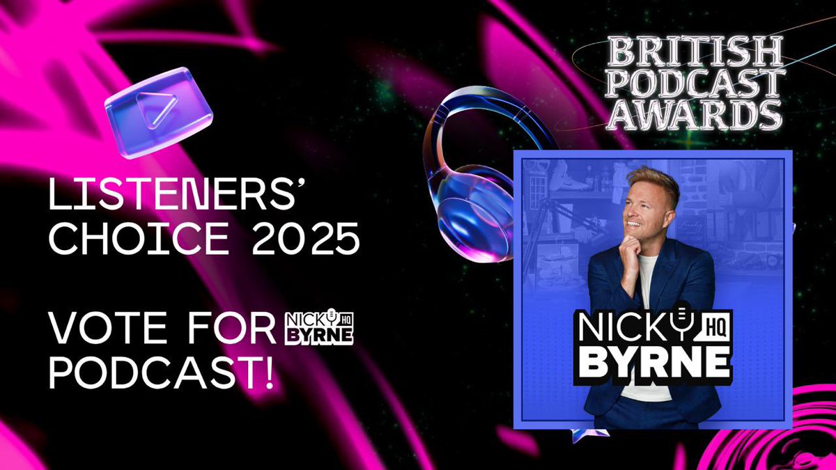 Under two hours left 🥴 to give me a vote at the British Podcast Awards in the “ListenersChoiceAwards” voting closes at midnight!

You don’t have to of course, but If I were you I probably would…

Link to vote ➡️ britishpodcastawards.com/voting