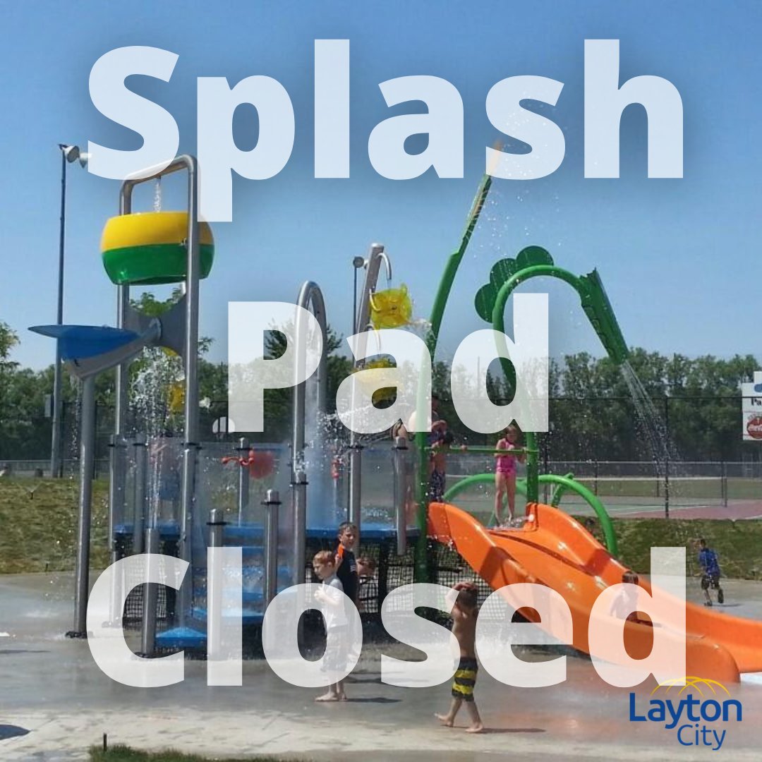 The Ellison Park Splash Pad is closed for the season. They Splash Pad will open again on Memorial day. See you next year!