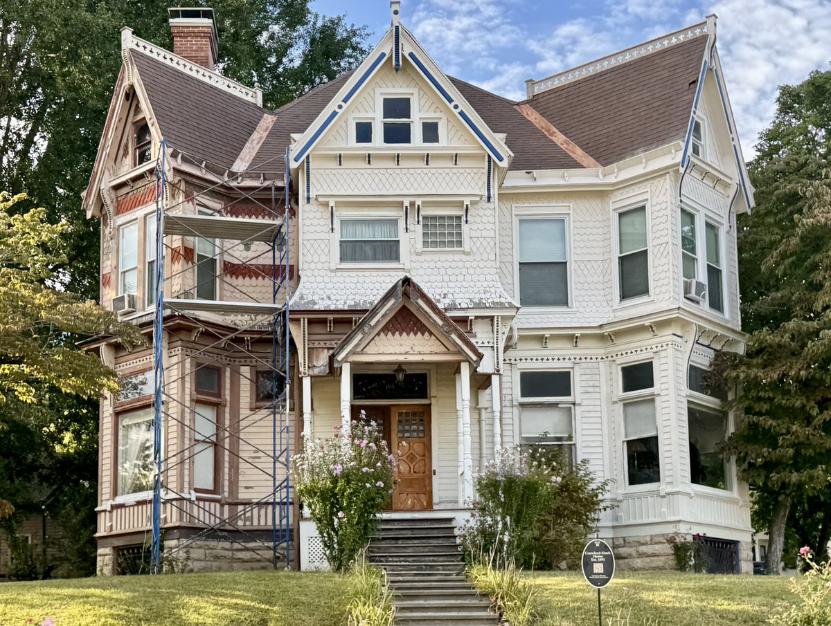 The Crawford-Stark mansion in Louisiana, Missouri, built in 1891