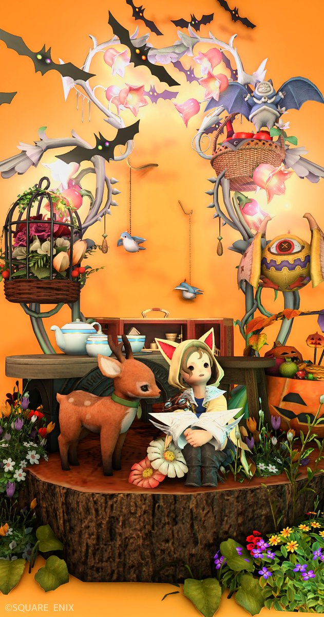 ･*·̩͙꒰ঌᴳᴼᴼᴰ ᴹᴼᴿᴺᴵᴺᴳ໒꒱·̩͙ 

飛び出し絵本
tea time -Halloween-🎃🦇𓏸*˚
🏡⋆*Meteor Belias ラベ5-45
(個室1号室)
🏷️：#HamtaroHousing 

火曜リセ日も元気にいこう☀️*ﾟ