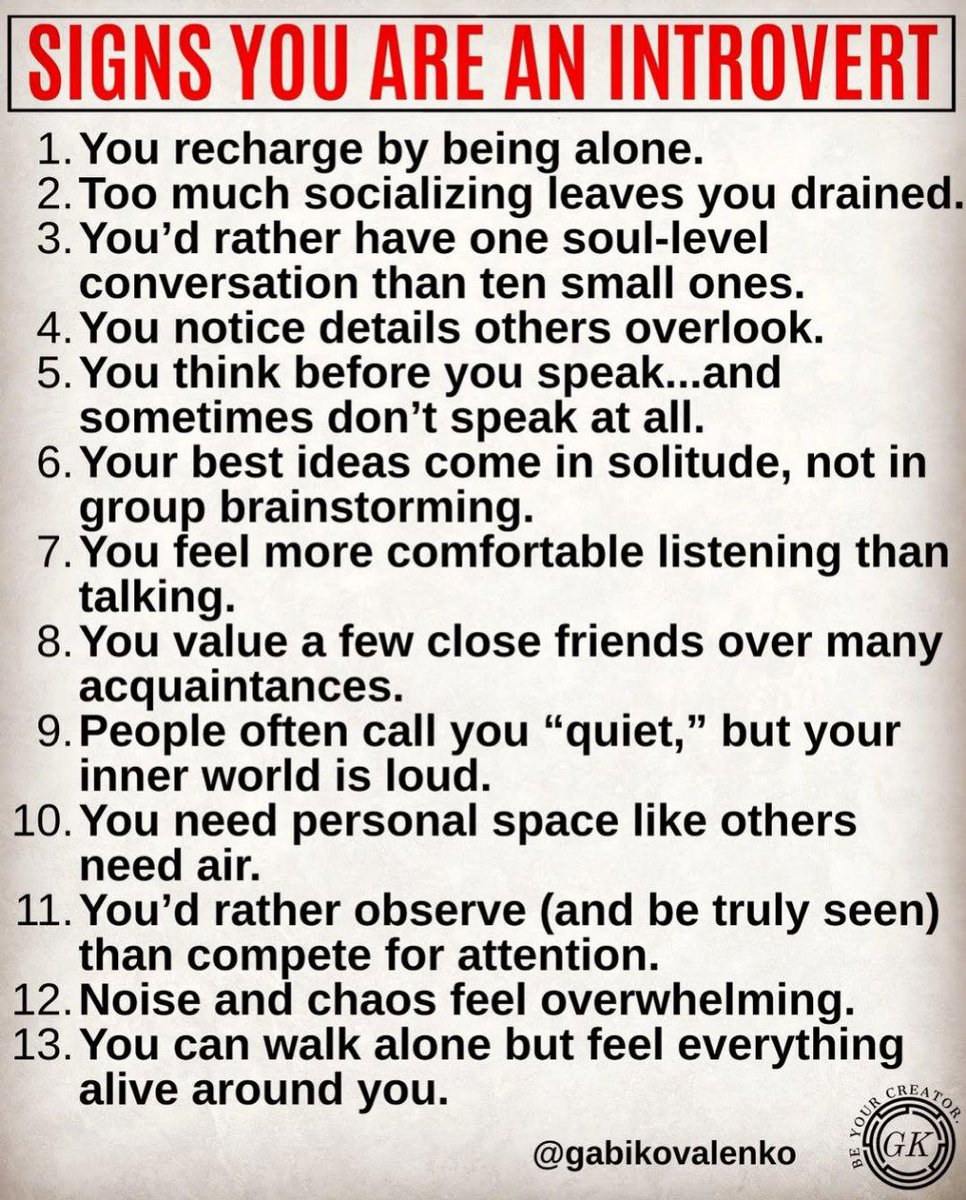 vegastarr's tweet image. Not “quiet.” Not “shy.”
Just an introvert —
A soul that recharges in silence, not noise. 🌌✨