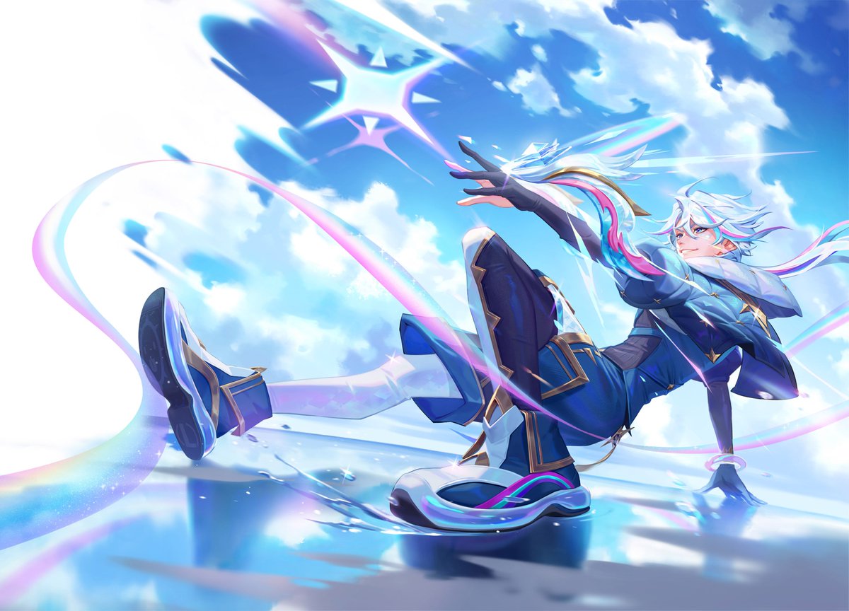 Wild Rift Weather Entity Ezreal Promo Art by Lion Song artstation.com/artwork/zxwlBm