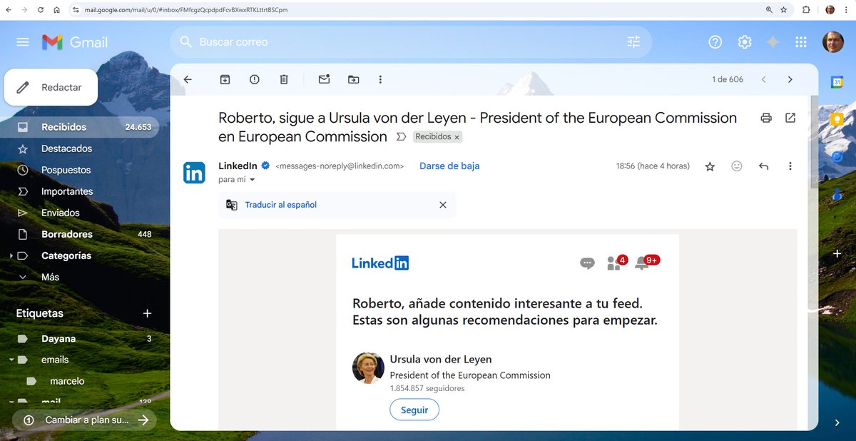Hay veces que LinkedIn es un cachondo.