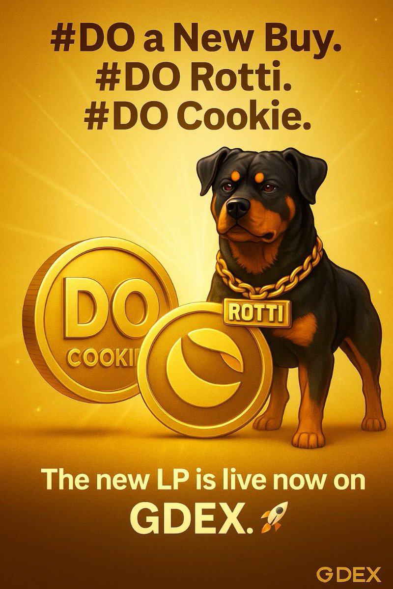 New pool alert 🚨 

Cookie #Do / #Rotti 

<a href="/LuncRotti/">RottiLunc</a> 🍪🫶

garuda-defi.org/market/terra1k…

#LUNC #Memeking 👑