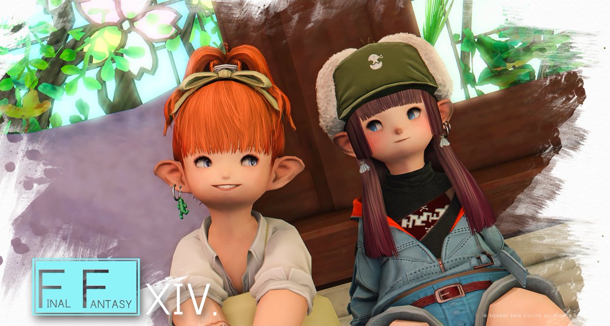 おはようございます
お部屋にあんりちゃんが遊びに来てくれました
FFの中でマイクラについて語り合う不思議ｗ
また遊ぼうね～＼(^o^)／
#FF14
#かなめの星見庵
#かのロゴ