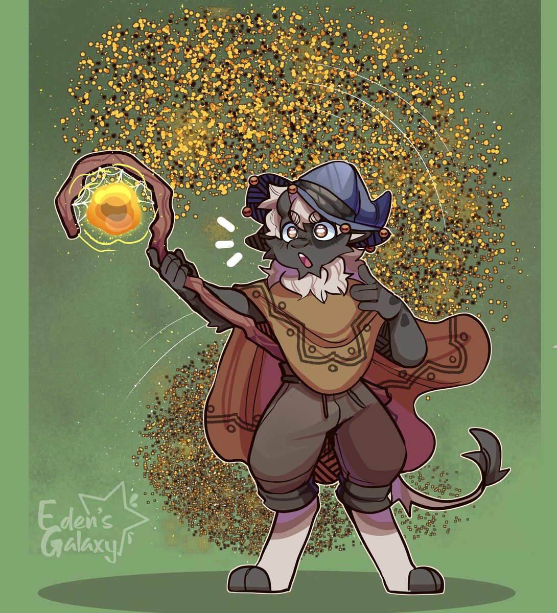 Commission for <a href="/RyneRennagard/">Ryne Rennagard</a> 

" I SUMMON, 5000 BEES "