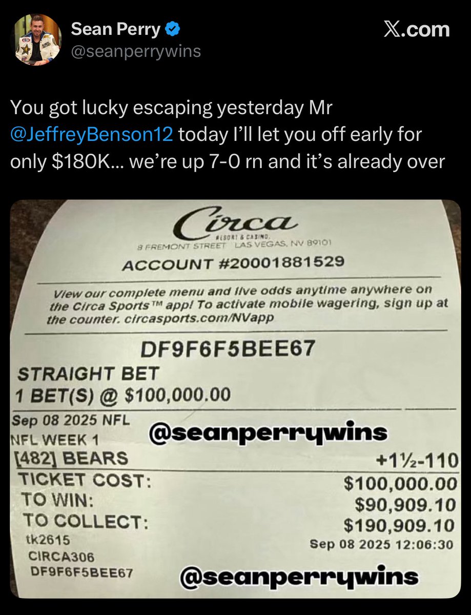 Sean Perry is the gift that keeps on giving.